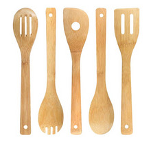 Load image into Gallery viewer, Bamboo Utensil Sets