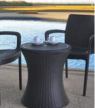 Load image into Gallery viewer, Rattan  Brown Table